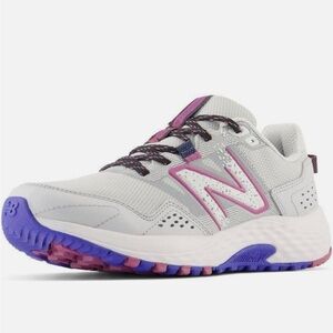 New Balance Light Gray and Violet Athletic Shoes